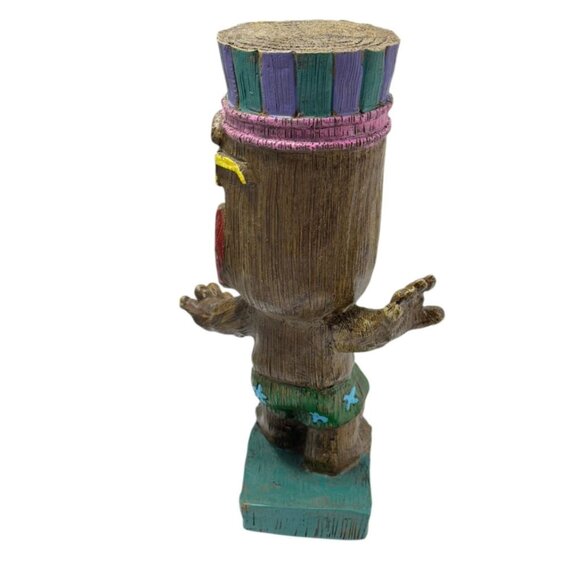 Kahuna Tik Surfer Dude Resin 15 inch Statue Perfect Tiki Bar Decor - Picture 4 of 11